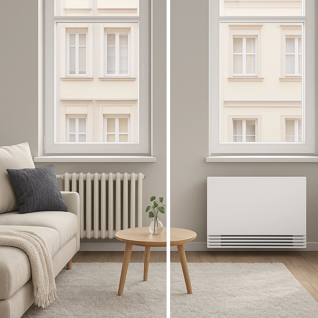 Tradycyjne systemy grzewcze rujnują design