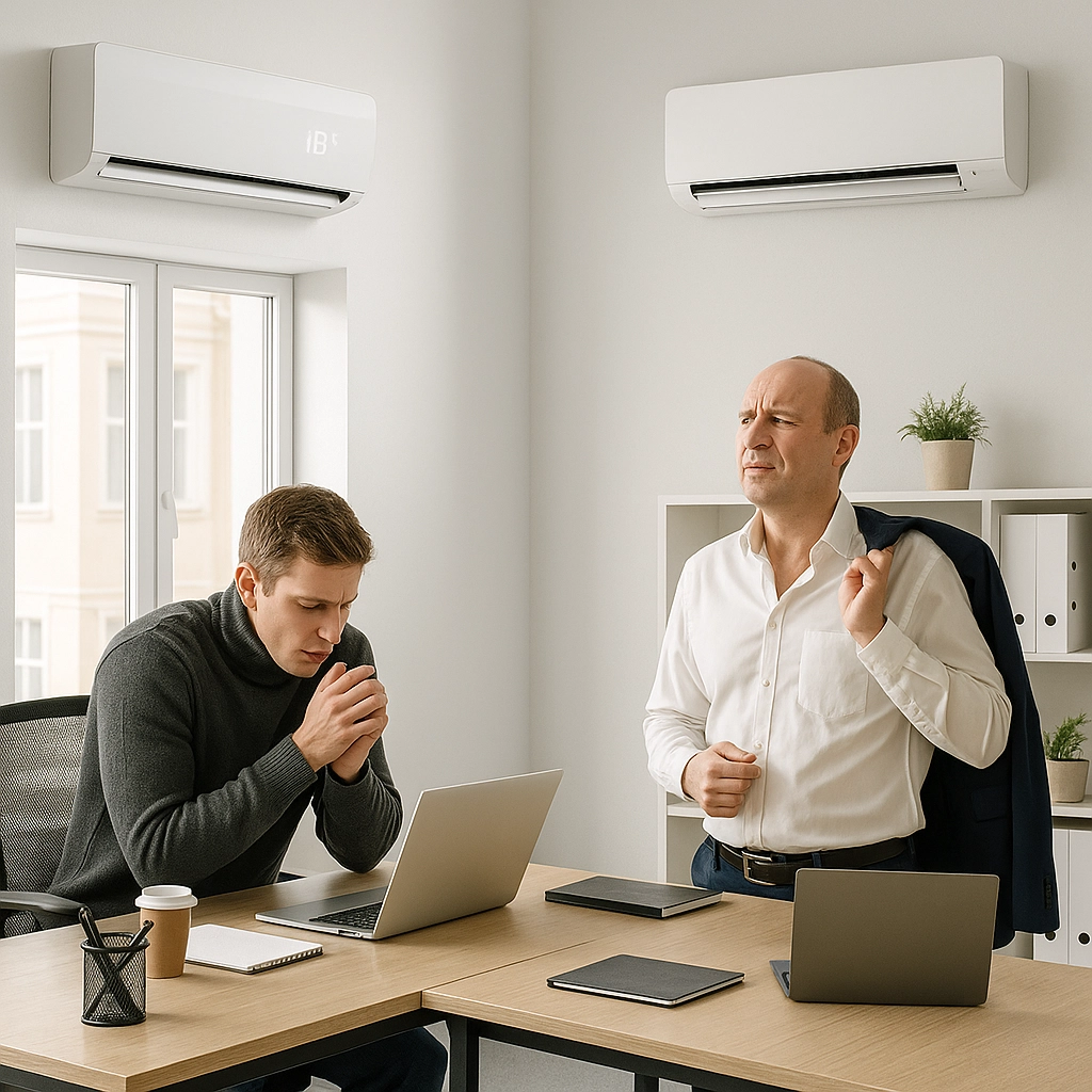 Rozwiązanie: Inteligentny dobór systemu sterowania klimakonwektorami