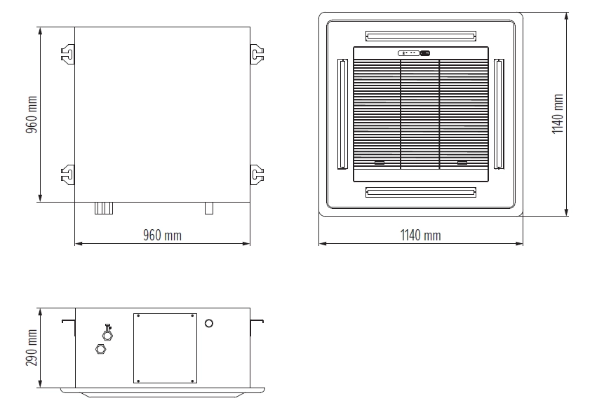  Overall dimensions MCFK-153-A2