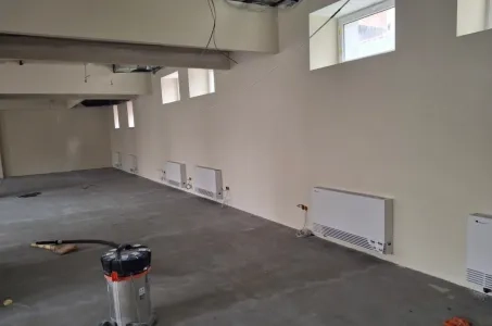 Промышленное предприятие с настенными фанкойлами Mycond