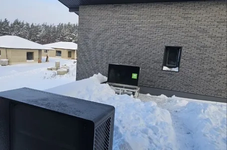 Зимний готовый частный дом с системой теплового насоса Mycond BeeSmart