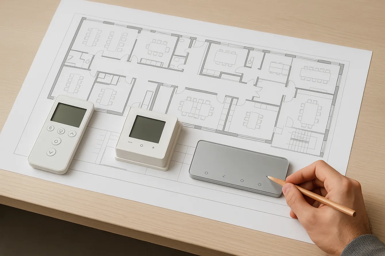 Czy klimakonwektor potrzebuje osobnego termostatu?